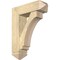 Ekena Millwork Imperial Arts and Crafts Rough Sawn Bracket w/ Offset Brace, Douglas Fir, 8"W x 26"D x 34"H BKT0806X26X34IMP03RDF - alternate 1